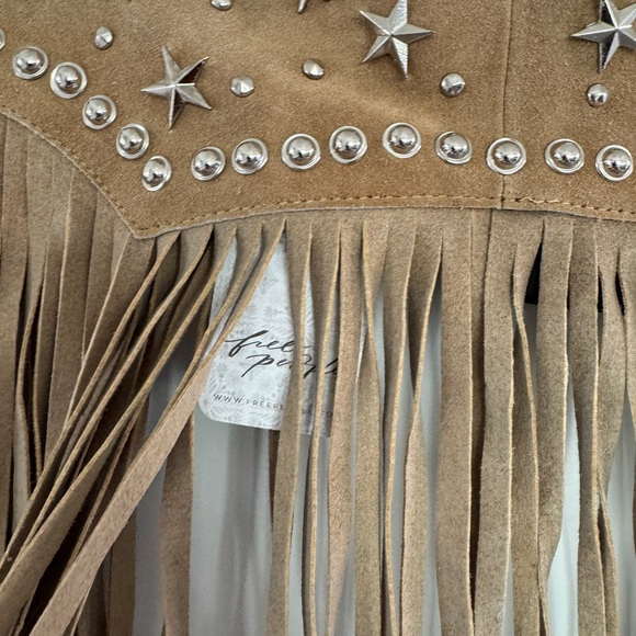 Paris Texas Tan Fringe Maxi Belt by Free People - Picture 11 of 17